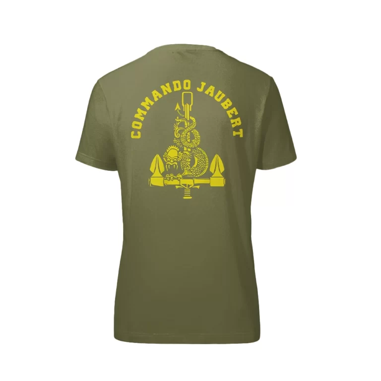 Tee Shirt Commando Jaubert Vert Dos