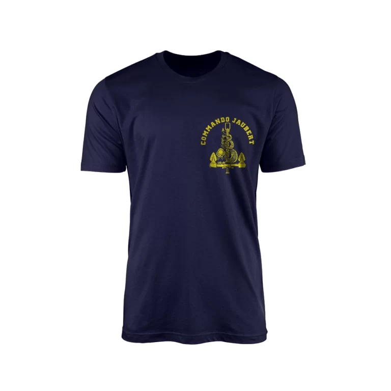 Tee Shirt Commando Jaubert Bleu Marine Face