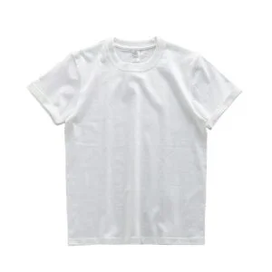 T-Shirt Militaire Blanc Coton Épais