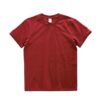 T-Shirt Militaire Rouge Coton Épais