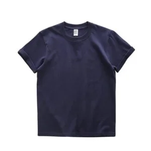 T-Shirt Militaire Bleu Marine Coton Épais