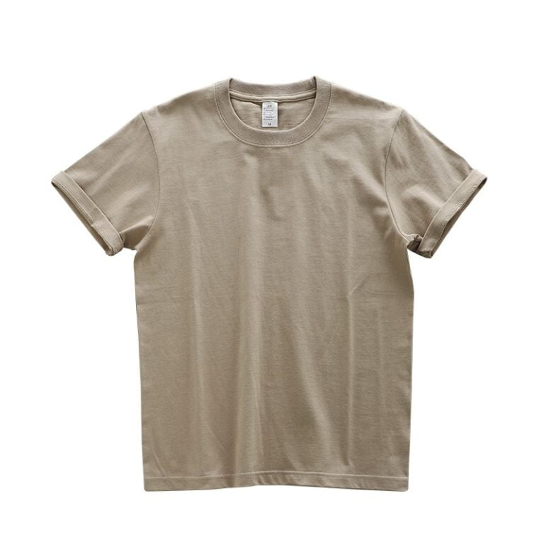 T-shirt Militaire Kaki Coton Épais