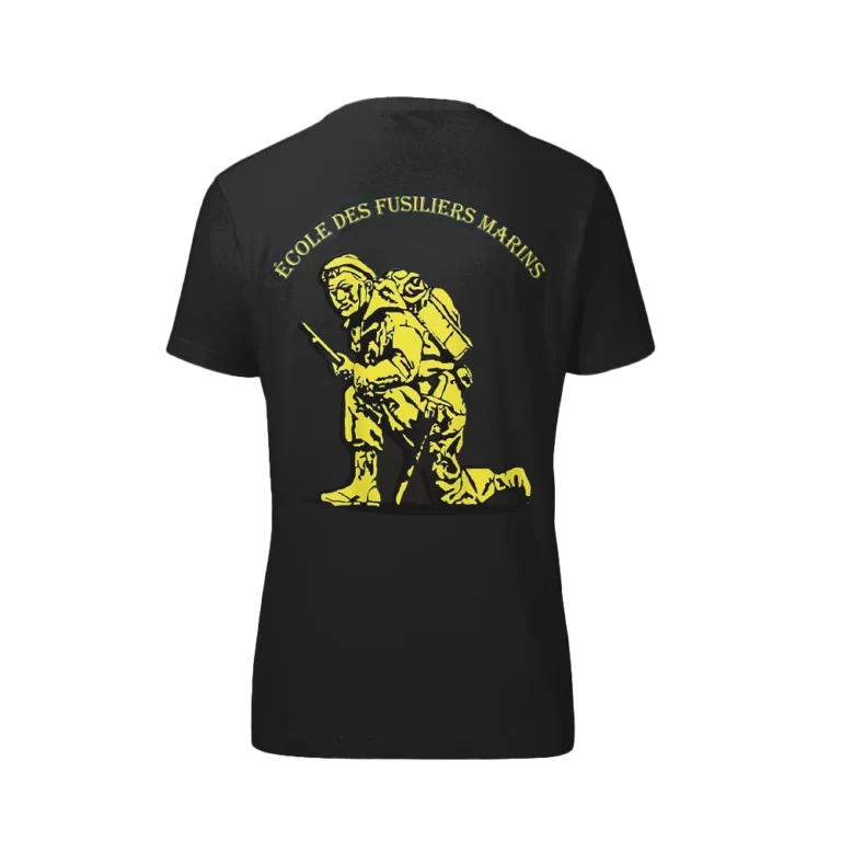 Tee Shirt École Des Fusiliers Marins noir dos