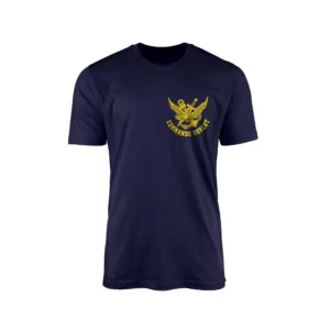 T-Shirt Commando Marine Hubert Bleu Marine Face