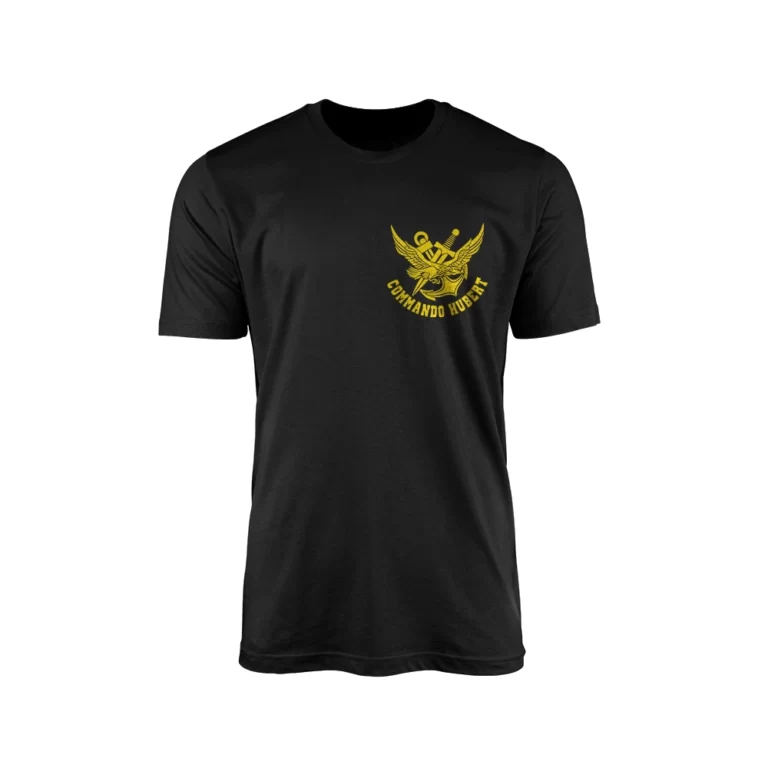T-Shirt Commando Marine Hubert Noir Face