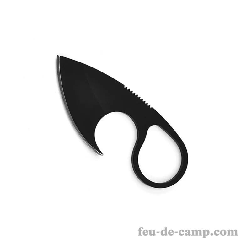 mini couteau de survie noir