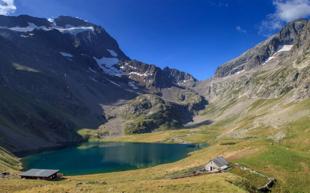 Le Lac de la Muzelle dans le Parc National des Écrins
