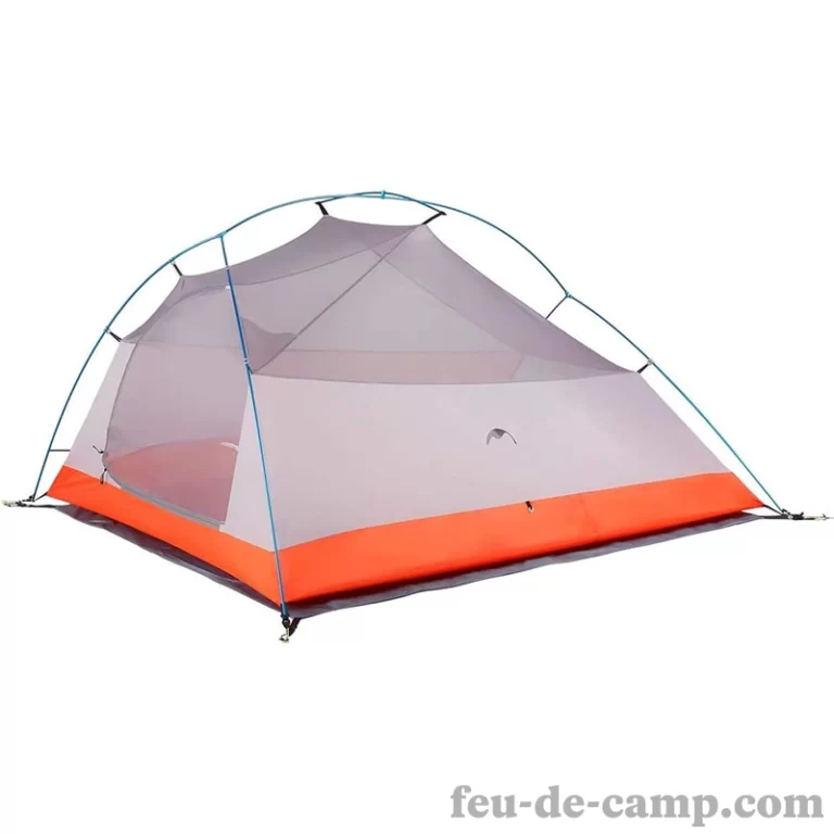 Tente Trekking 3 Places Ultralight orange moustiquaire