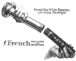 Publicité lampe de poche vintage 1920