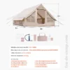Tente Gonflable Familiale dimensions