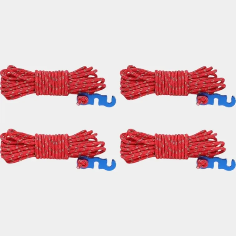 Cordelette Tente Bache Camping Attache Rapide rouge